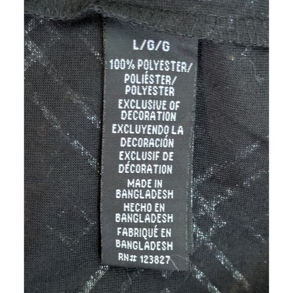 Drill Clothing Co Mens T-Shirt Large Black Gold Geometric Bee Print Streetwear - Picture 6 of 8